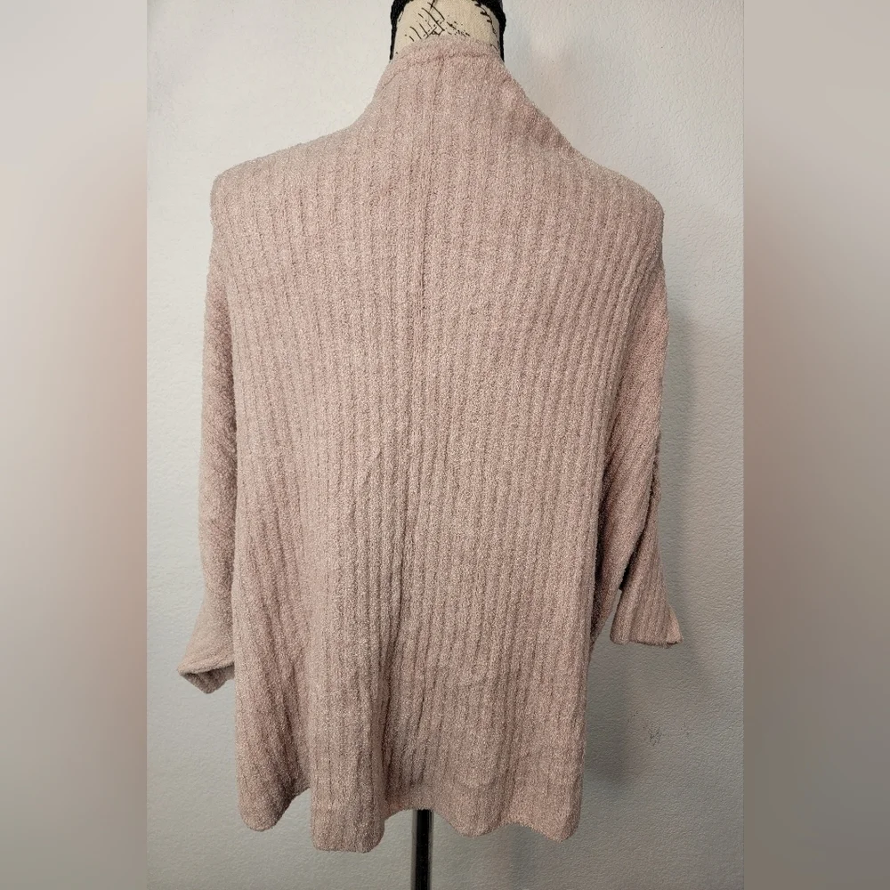 Barefoot dreams Cardigan S/M Cozychic Lite Ribbed Shrug Pink Tank